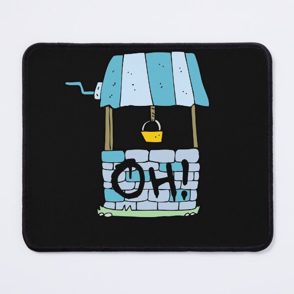 Item preview, Oh Well Pun, Oh in graffiti on a blue funny water well designed and sold by Click-Like.