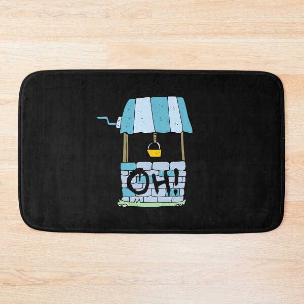 Item preview, Oh Well Pun, Oh in graffiti on a blue funny water well designed and sold by Click-Like.