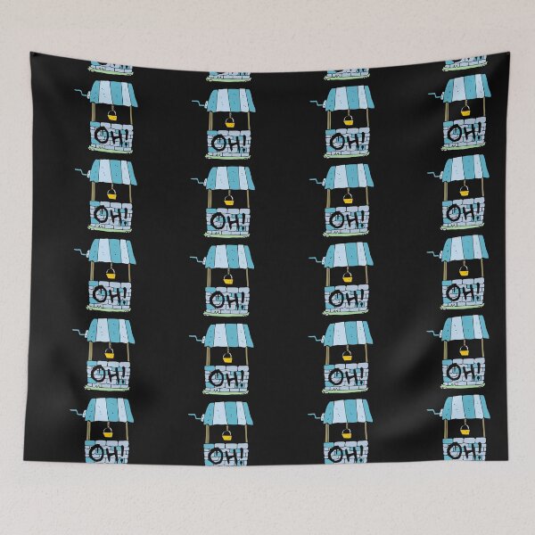 Item preview, Oh Well Pun, Oh in graffiti on a blue funny water well designed and sold by Click-Like.