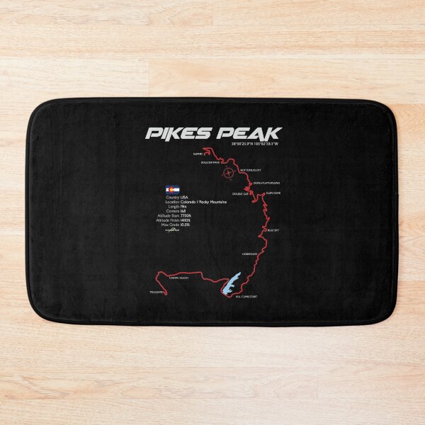 Item preview, Pikes Peak Colorado USA Sticker T-Shirt Route designed and sold by OuterShellUK.