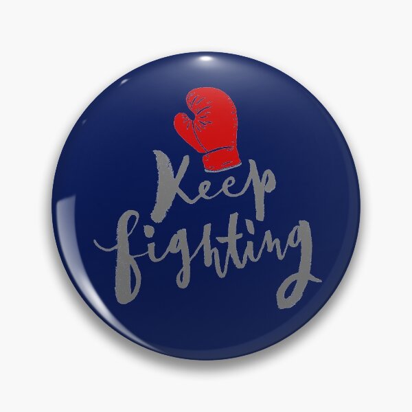 Item preview, Brush lettering design - Keep Fighting designed and sold by Chee Sim.
