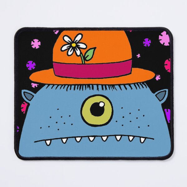 Item preview, Blue Cyclops with Bowler Hat designed and sold by SquashBlossom1.
