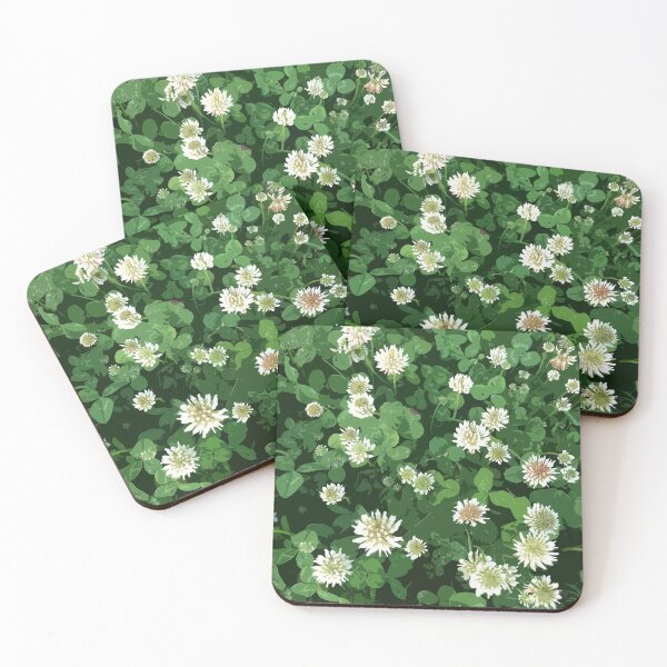 Item preview, white clover field designed and sold by Greengardens36.