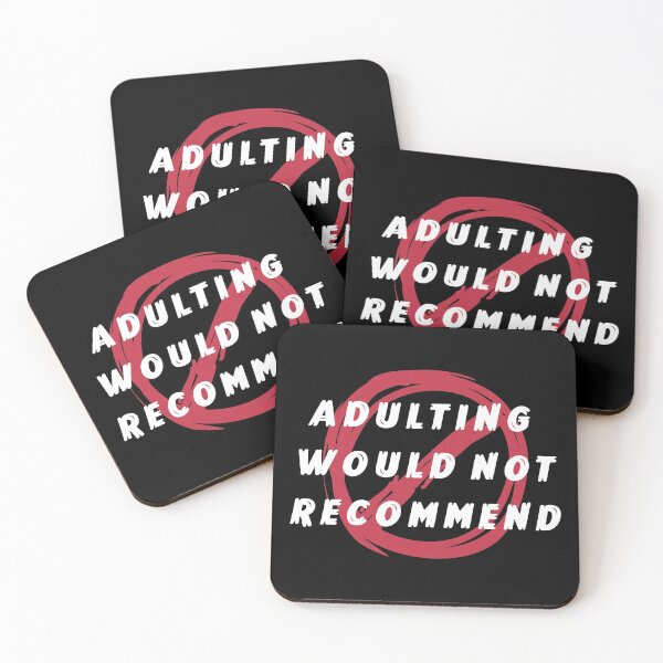 Item preview, Adulting Would Not Recommend designed and sold by thenew16.
