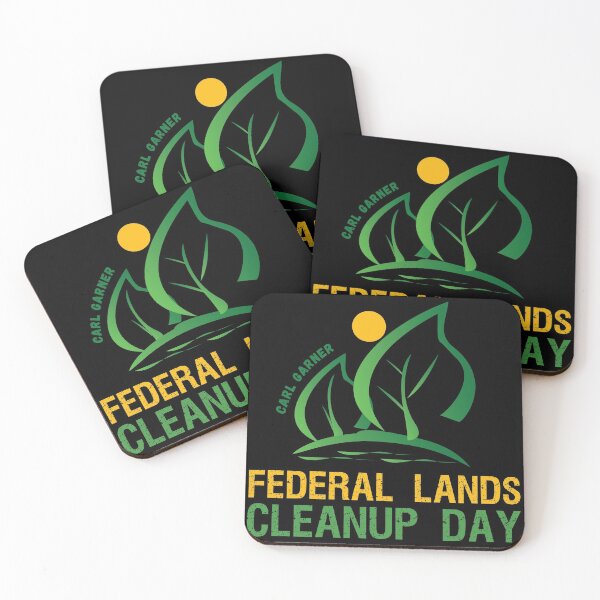 Federal Lands Cleanup Day Coasters (Set of 4)