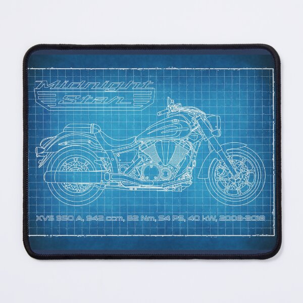 Item preview, Midnight Star XVS 950 Blueprint designed and sold by KlaraBubble.