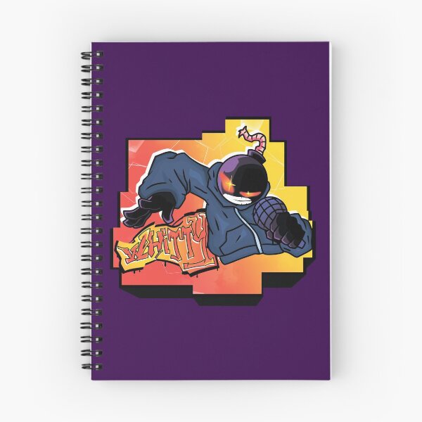 Item preview, FNF Whitty Block graffiti art designed and sold by Ruvolchik.