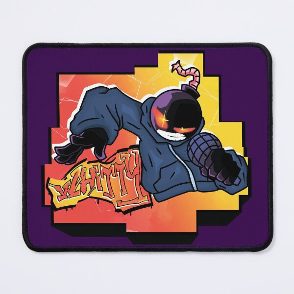 Item preview, FNF Whitty Block graffiti art designed and sold by Ruvolchik.