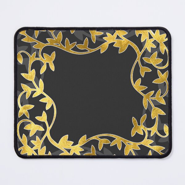 Artikelvorschau, Luxury, elegant, gold leaves, dark grey entworfen und verkauft von Svitac.