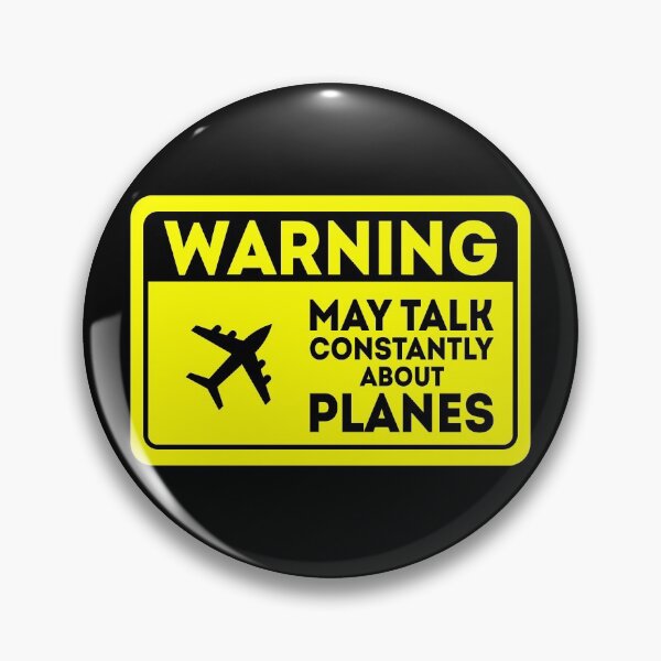 Item preview, Warning May Talk About Planes designed and sold by VFRZone.