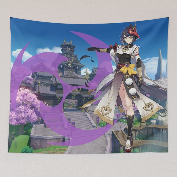 Item preview, Kujou Sara - Genshin Impact designed and sold by VelvetZone.