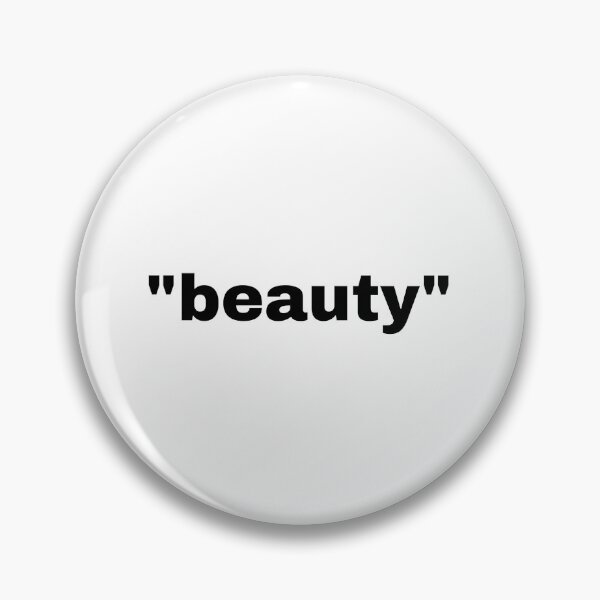 Item preview, "beauty" single word with quotation marks designed and sold by JonathanFTR.