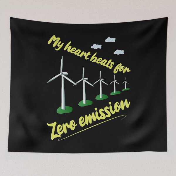 Item preview, My heart beats for ZERO emission designed and sold by Bodino.