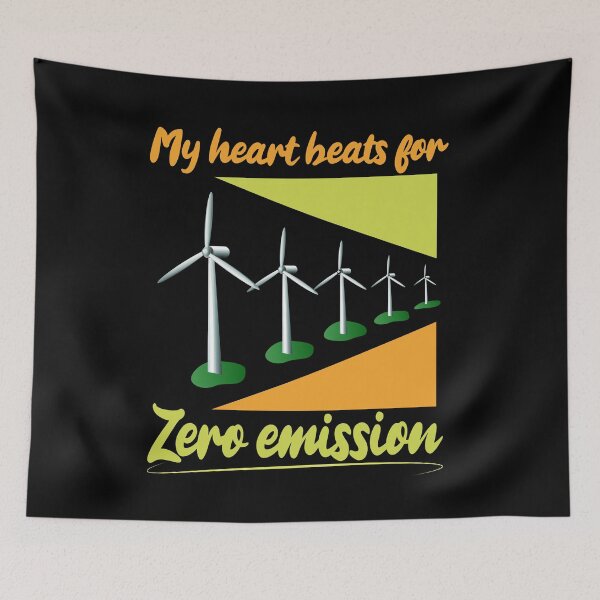 Item preview, My heart beats for ZERO emission designed and sold by Bodino.