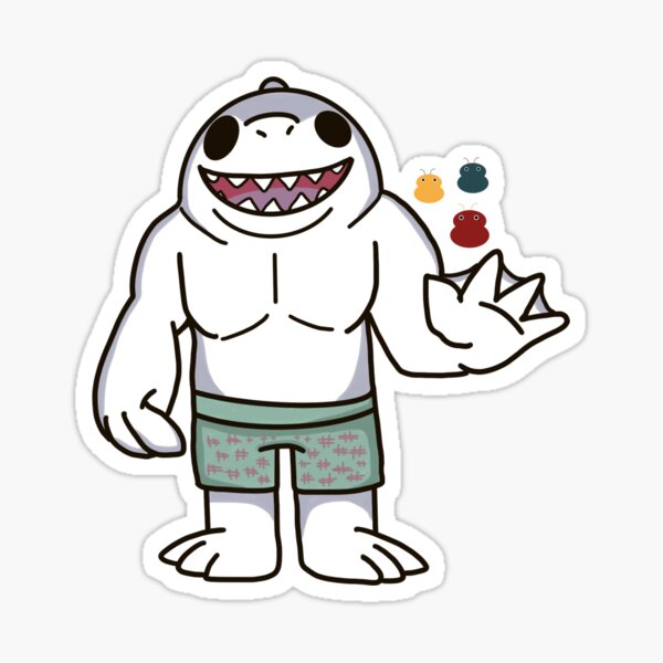 King Shark w/ Clyrax Sticker
