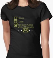 Camiseta entallada Demasiado ocupado jugando Mystic Messenger