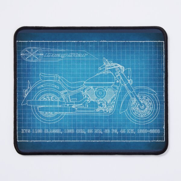 Item preview, Drag Star XVS 1100 Blueprint designed and sold by KlaraBubble.