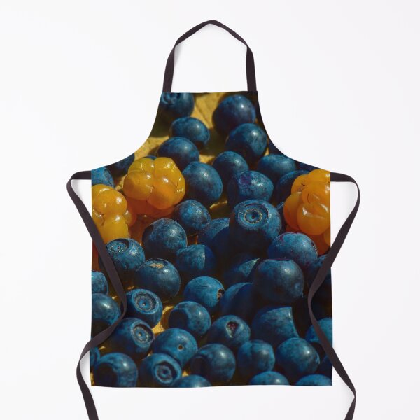 Item preview, Berry background blueberries and cloudberries designed and sold by yarvin13.