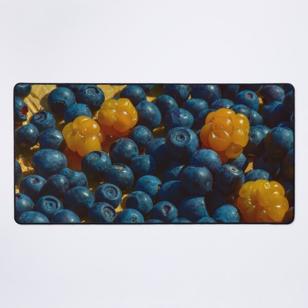 Item preview, Berry background blueberries and cloudberries designed and sold by yarvin13.