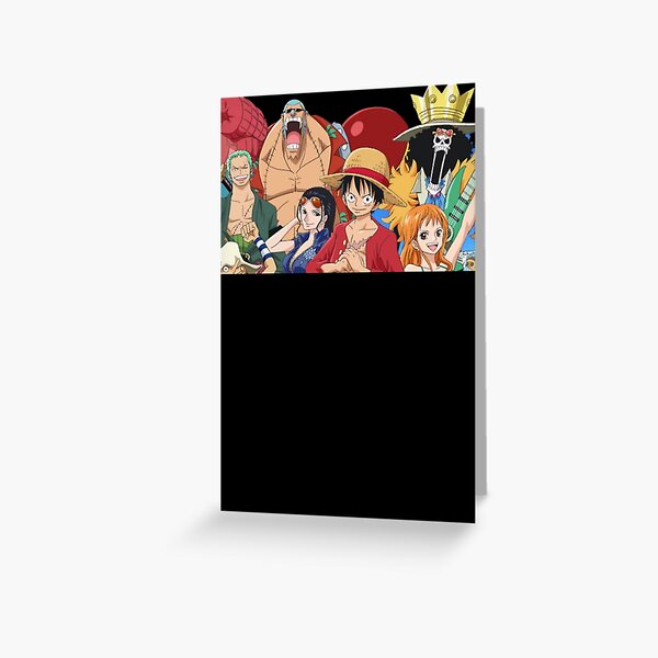 Cartes De Vœux Sur Le Theme One Piece Redbubble