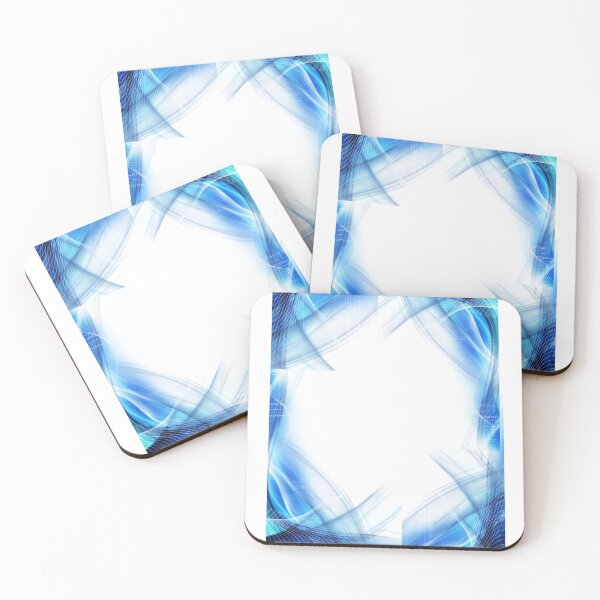 Item preview, Flowing borders in blue designed and sold by 3TFashion.