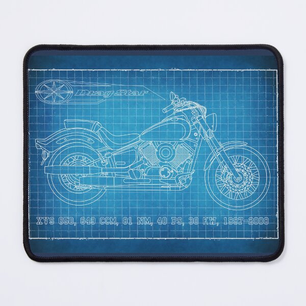 Item preview, Drag Star XVS 650 Blueprint designed and sold by KlaraBubble.