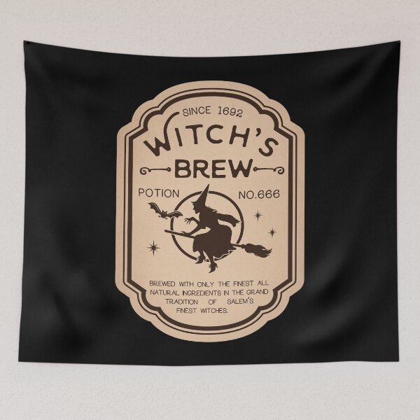 Item preview, Witchs Brew Potion Vintage Label designed and sold by KrisSidDesigns.