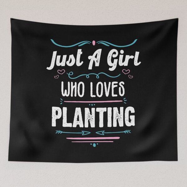 Item preview, Just A Girl Who Loves Planting - Funny Gift Idea For Gardeners 2021 designed and sold by RedHive.