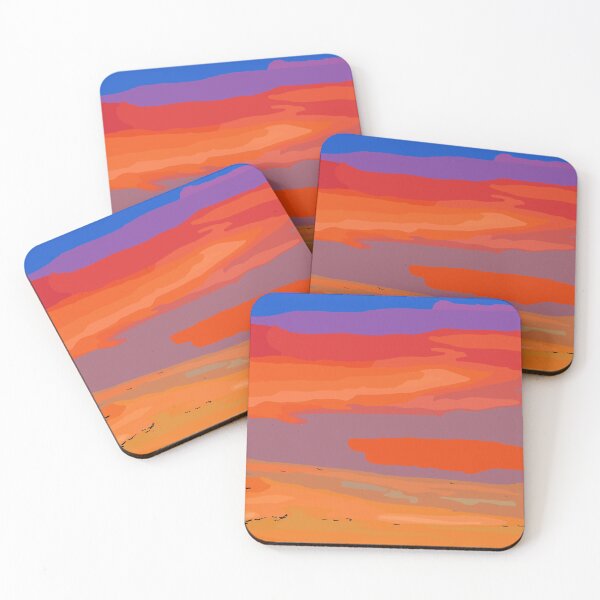 Item preview, Abstract Coastal Sunset designed and sold by KirtTisdale.