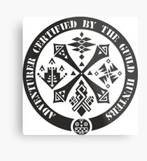 Certified By The Guild of Hunters Metal Print