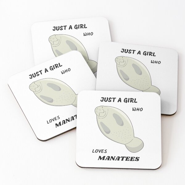 Item preview, Just a girl who loves manatees designed and sold by YuneDesigns.