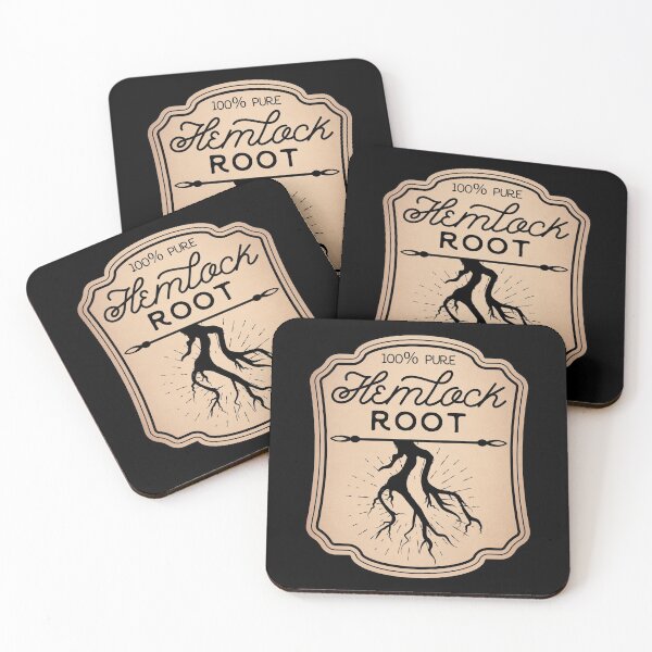 Item preview, Hemlock Root Potion Vintage Label designed and sold by KrisSidDesigns.