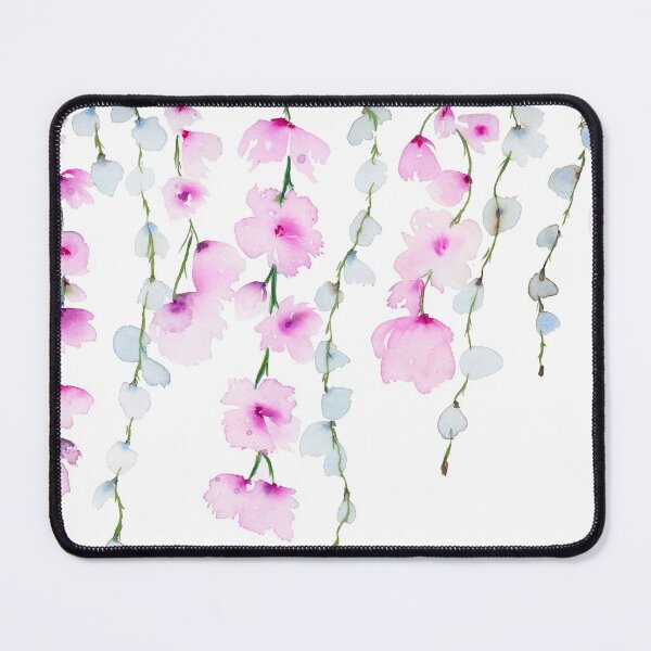 Item preview, Cherry Blossoms and Weeping Willow Branches designed and sold by Alisha Watercolors.