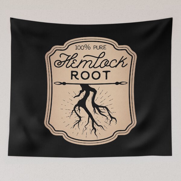 Item preview, Hemlock Root Potion Vintage Label designed and sold by KrisSidDesigns.