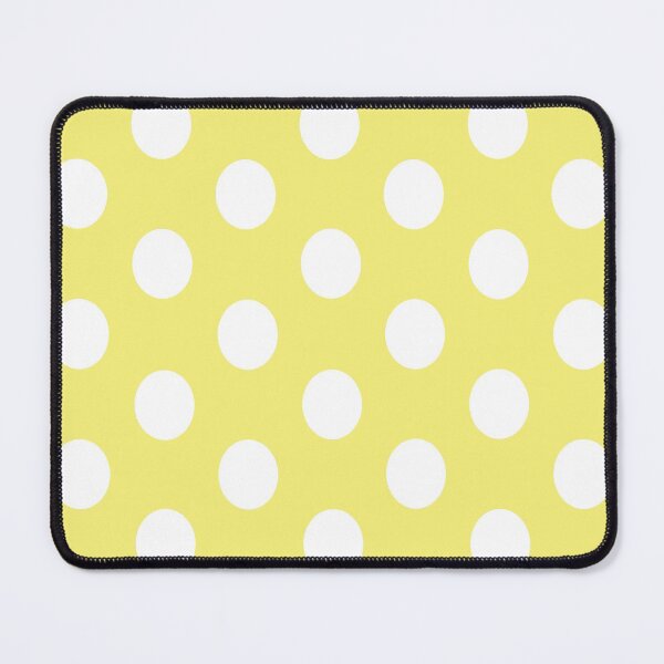 Item preview, Large WHITE and YELLOW POLKA DOTS designed and sold by RachelMacht.