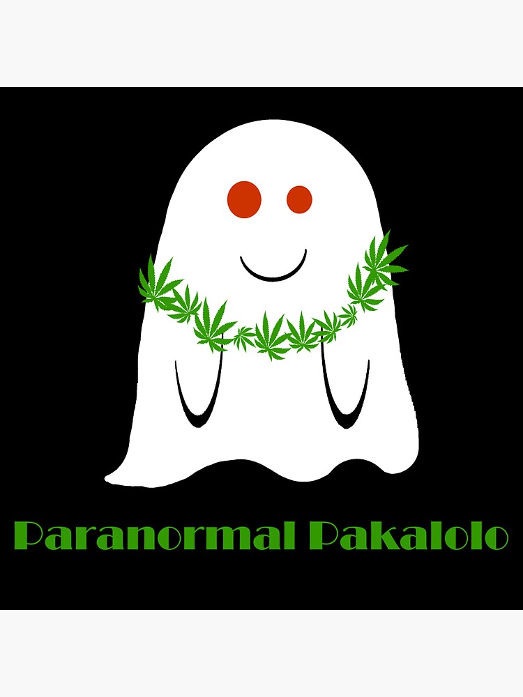 Thumbnail 3 of 3, Sticker, Ghostlore of Hawaii: Paranormal Pakalolo designed and sold by ghostlore-of-HI.