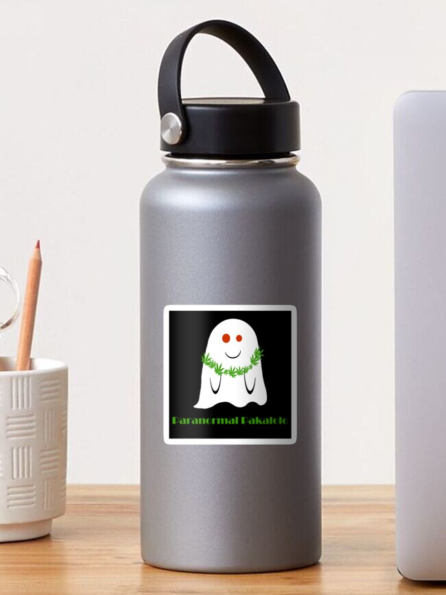 Thumbnail 1 of 3, Sticker, Ghostlore of Hawaii: Paranormal Pakalolo designed and sold by ghostlore-of-HI.