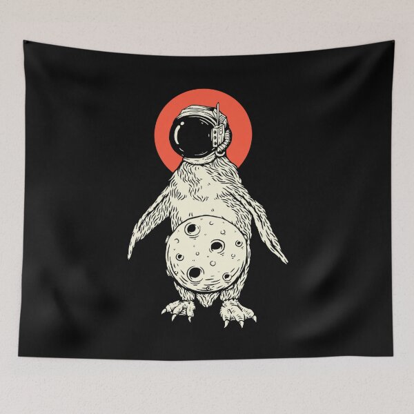 Item preview, Penguin with moon designed and sold by Vittorio Shop.