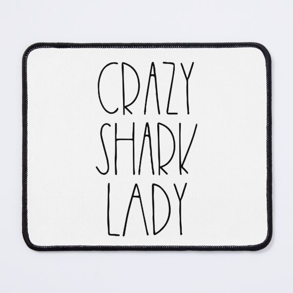 Item preview, Crazy shark lady designed and sold by TheLemonBox.