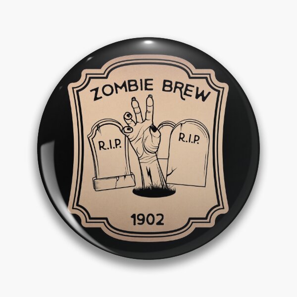 Item preview, Zombie Brew Potion Vintage Label designed and sold by KrisSidDesigns.
