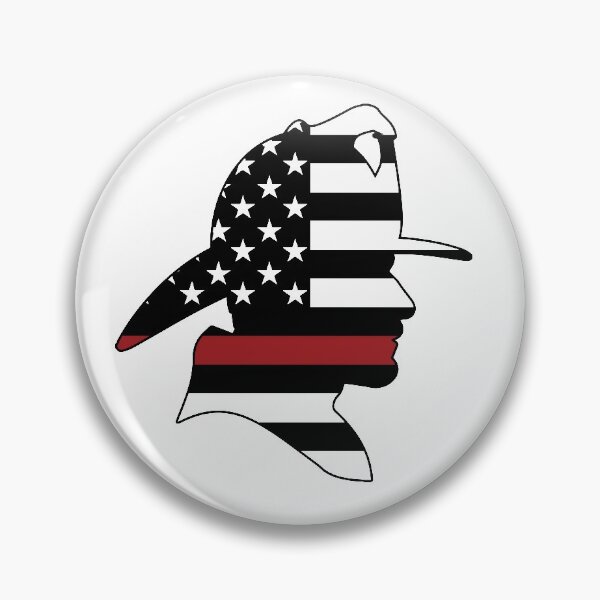 Item preview, All American Firefighter Redline USA Flag designed and sold by Samsdesignshop.