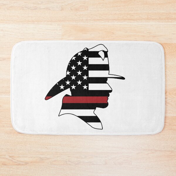 Item preview, All American Firefighter Redline USA Flag designed and sold by Samsdesignshop.