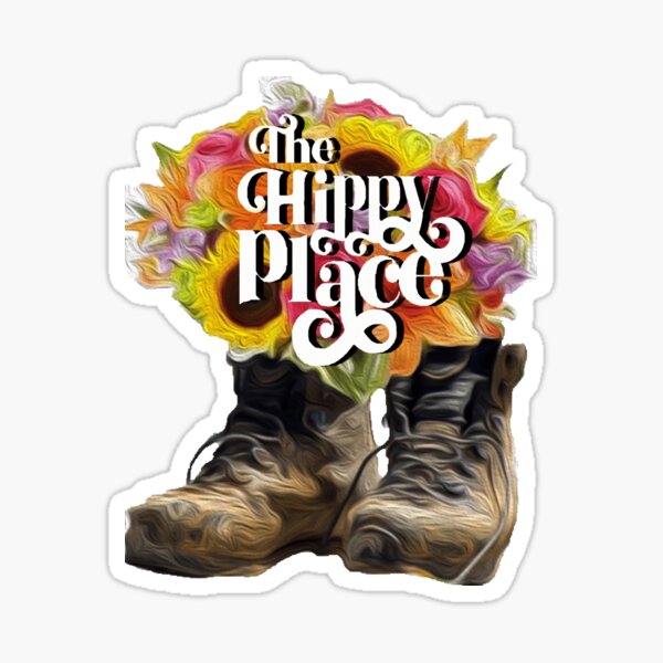 The Hippy Place Sticker