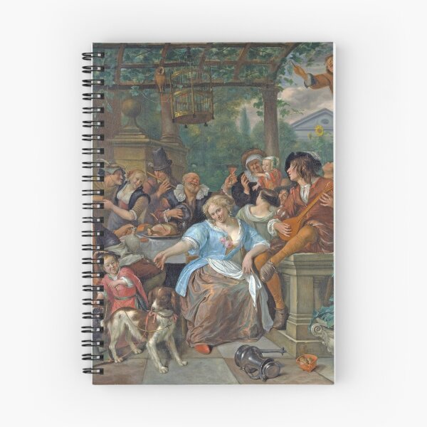 Item preview, Merry Company on a Terrace - Jan Steen c. 1670 designed and sold by SlawBoy.