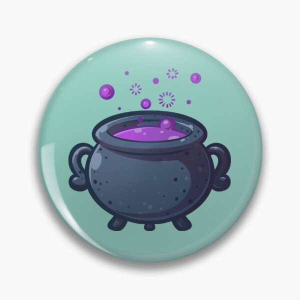 Item preview, Purple Potion Witch Cauldron designed and sold by lunieth.