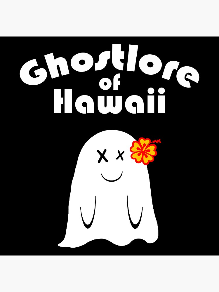 Thumbnail 3 of 3, Sticker, Ghostlore of Hawaii: Paranormal Paradise (Xx eyes) designed and sold by ghostlore-of-HI.