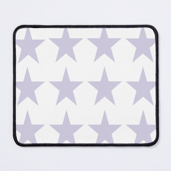 Item preview, Large LILAC and WHITE STARS designed and sold by RachelMacht.