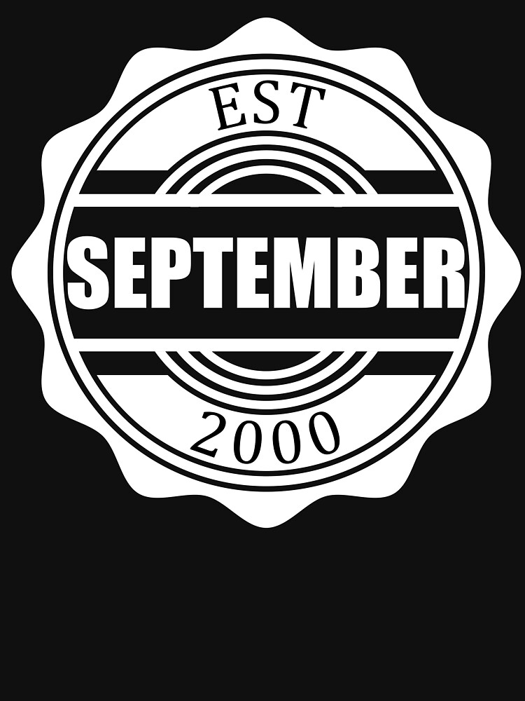 Discover Sudadera Septiembre de 2000 Cumpleaños Unisex