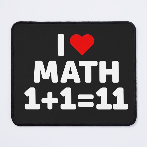 Item preview, I Love Math Design Funny Red Heart Math designed and sold by Ryan89-Design.