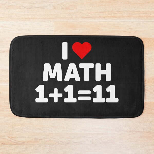 Item preview, I Love Math Design Funny Red Heart Math designed and sold by Ryan89-Design.